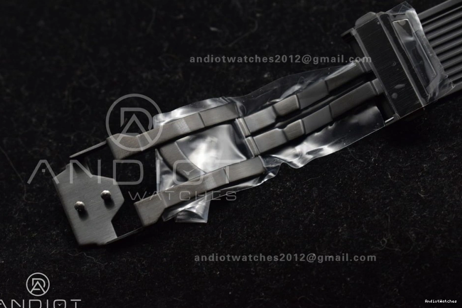 A Strap 1:1 Unico Hublot 893 Rubber on Bang Dial ZF Black BestValue Edition Best Black Full Skeleton Big 0712